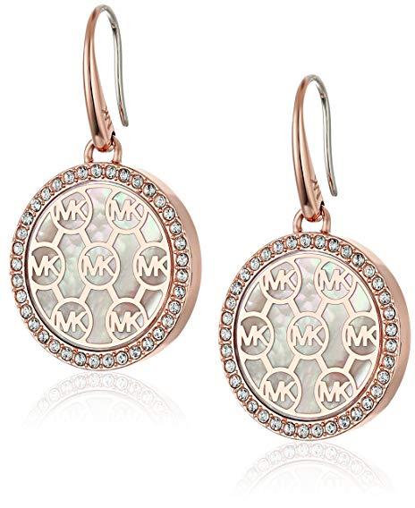 Michael Kors Logo Drop Earrings